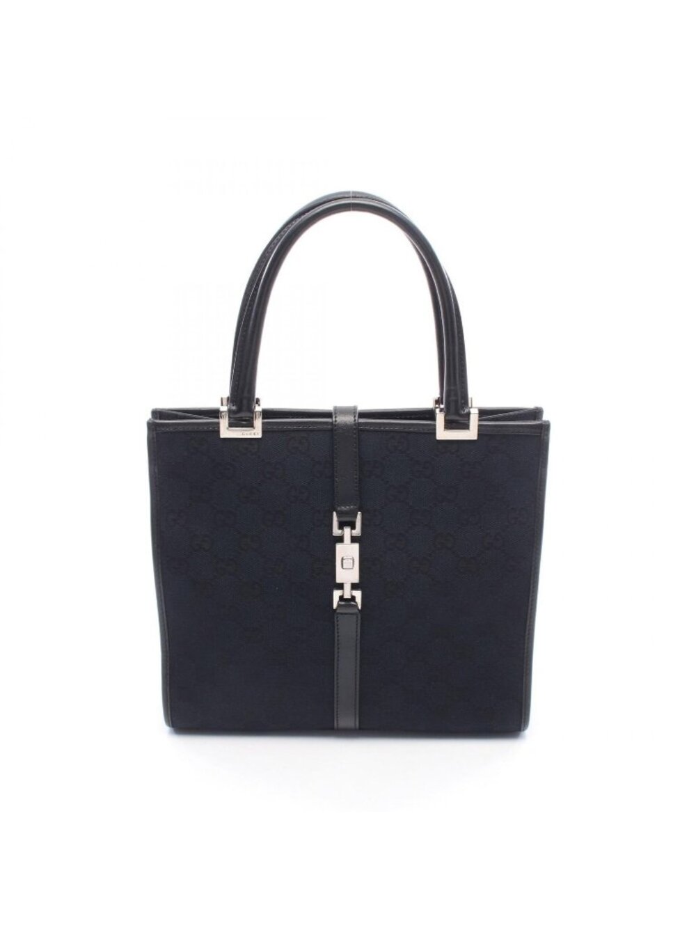 Gucci Handbag Jackie GG Canvas Black Tote